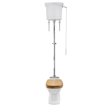 Imperial Radcliffe High Level Toilet with Metal Plate + Chrome Fittings  Profile Large Image