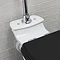 Imperial Radcliffe Low Level Toilet with Ceramic Plate + Chrome Fittings  Profile Large Image