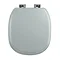 Imperial Radcliffe Soft Close Toilet Seat with Chrome Hinges - Grey Ecru Large Image