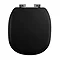 Imperial Radcliffe Soft Close Toilet Seat with Chrome Hinges - Wenge Large Image