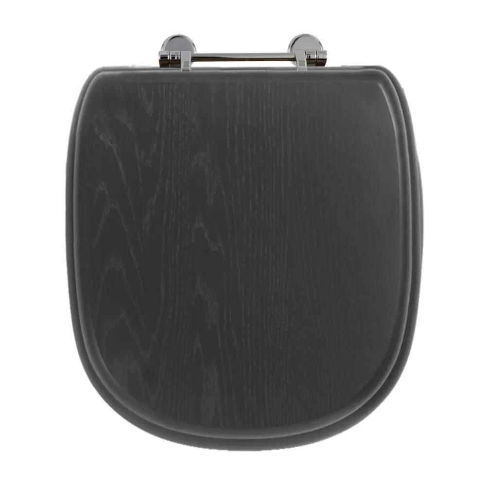 Imperial Radcliffe Standard Toilet Seat with Chrome Hinges Wenge
