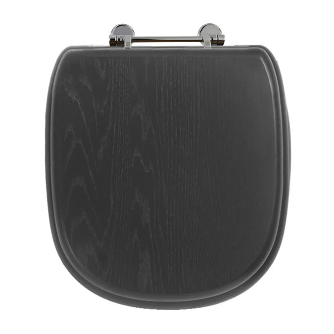 Imperial Radcliffe Standard Toilet Seat with Chrome Hinges - Wenge Large Image