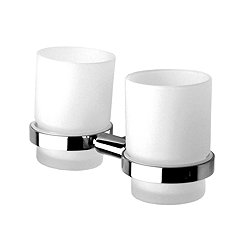 Inda - Storm Double Holder with Two Tumblers - A0710D Large Image