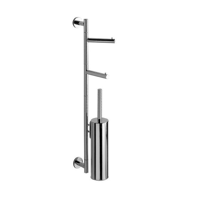 Inda - Touch Multi-Function Bar with 2 Paper Holders & Toilet Brush Holder - A46820 Large Image