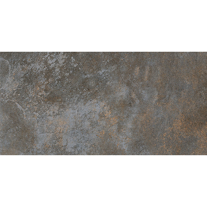 Industrial Metal Effect Wall and Floor Tiles - Grey - 300 x 600mm  Profile Large Image