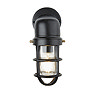 Industville 12" Bulkhead Outdoor & Bathroom Sconce Wall Light - Black - BK-IP65-SWL12-BK  Profile La