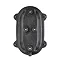 Industville 6" Bulkhead Outdoor & Bathroom Oval Light - Black - BK-IP65-OWL6-BK-SW-RB Feature Large