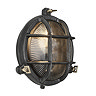 Industville 8" Bulkhead Outdoor & Bathroom Round Light - Black - BK-IP65-RWL8-BK-SW  Profile Large I