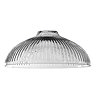 Industville Brooklyn 12" Glass Dome Pendant Light - Pewter Holder