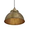 Industville Brooklyn 13" Brass Dome Pendant - Brass Holder - BR-DP13-B-BH  Profile Large Image