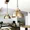 Industville Brooklyn 13" Brass Dome Pendant - Brass Holder - BR-DP13-B-BH  In Bathroom Large Image