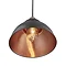 Industville Brooklyn 13" Pewter & Copper Dome Pendant - Copper Holder - BR-DP13-CP-CH  Profile Large