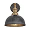 Industville Brooklyn 8" Dome Wall Light - Pewter - BR-DWL8-P-BH  Profile Large Image