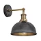 Industville Brooklyn 8" Dome Wall Light - Pewter - BR-DWL8-P-BH Large Image