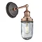 Industville Brooklyn Outdoor & Bathroom Wall Light - Copper - BR-IP65-WL-CH-CR Large Image