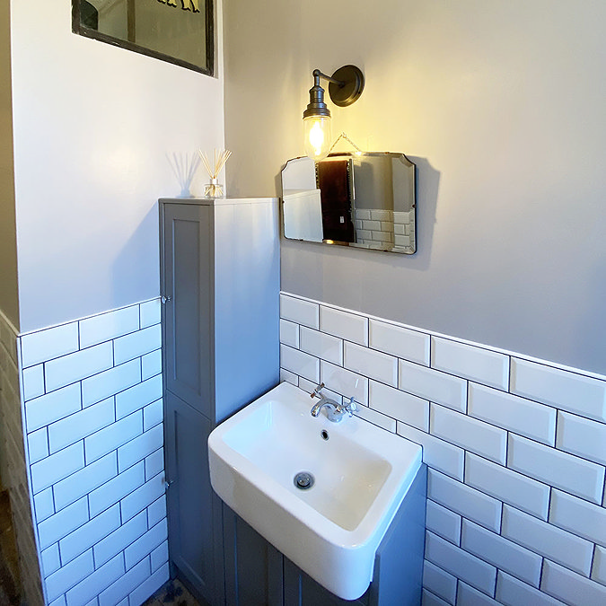 Industville Brooklyn Outdoor & Bathroom Wall Light - Pewter - BR-IP65-WL-PH-PR  Standard Large Image