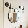 Industville Brooklyn Outdoor & Bathroom Wall Light - Pewter - BR-IP65-WL-PH-PR  In Bathroom Large Im