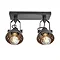 Industville Double Swivel Spotlight Flush Mount - Pewter - SW-SFM-D-P  Profile Large Image