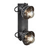 Industville Double Swivel Spotlight Flush Mount - Pewter - SW-SFM-D-P  Feature Large Image