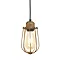 Industville Orlando 4" Wire Cage Pendant Light - Brass - OR-WCP4-B Large Image