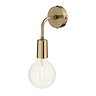 Industville Sleek Edison Wall Light - Brass