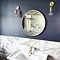 Industville Sleek Edison Wall Light - Brass - SL-EWL-B  In Bathroom Large Image