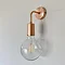 Industville Sleek Edison Wall Light - Copper - SL-EWL-C  Standard Large Image