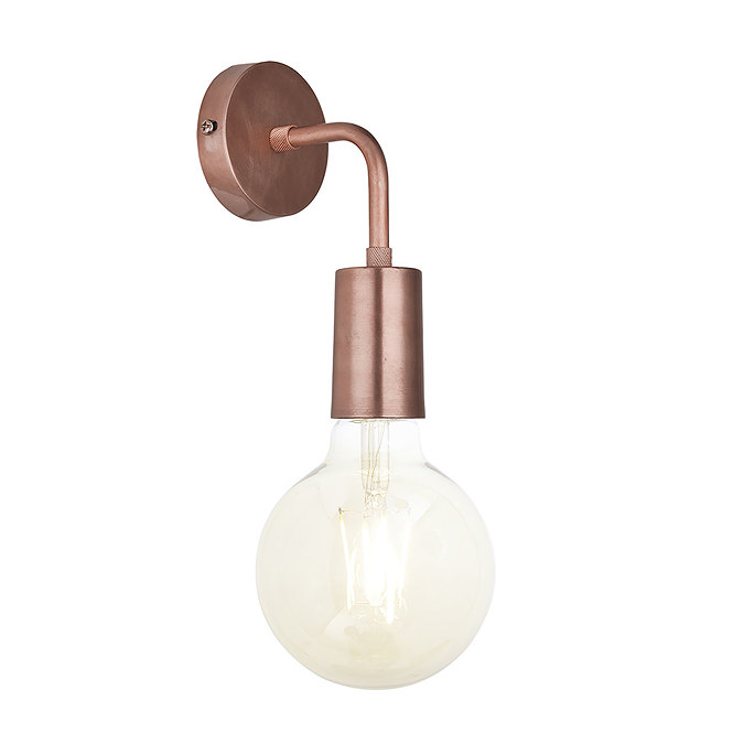 Industville Sleek Edison Wall Light - Copper - SL-EWL-C Large Image