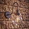 Industville Swan Neck Outdoor & Bathroom Wall Light - Pewter - SN-IP65-WL-P-GLG  Feature Large Image