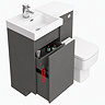 Inner Drawer Front Panel for Arezzo 900mm Gloss Grey Combination Bathroom Suite Unit