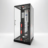 Insignia 1000 x 900mm Black Sauna & Steam Shower Cabin