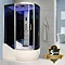 Insignia - 1500mm Steam Shower Cabin with Mirrored Backwalls - INS8058 Large Image