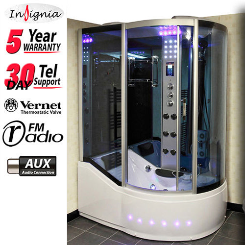 Insignia - 1700mm Steam Shower Cabin - GT8059 Large Image