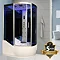 Insignia - 1700mm Steam Shower Cabin with Mirrored Backwalls - INS8059 Large Image