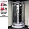 Insignia - Hydro-Massage Shower Cabin with Mirrored Backwalls - GT842 Large Image