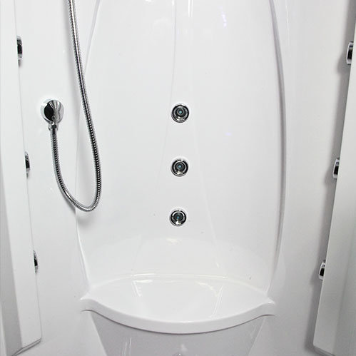 Insignia - Hydro-Massage Shower Cabin - GT1000 In Bathroom Large Image