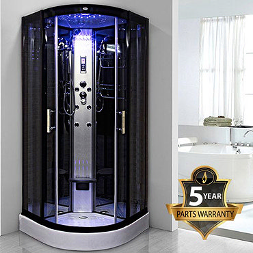Insignia Hydro-Massage Shower Cabin 900 x 900mm - INS8721  Profile Large Image
