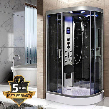 Insignia - Hydro-Massage Shower Cabin with Mirrored Backwalls - GT9002M  Profile Large Image