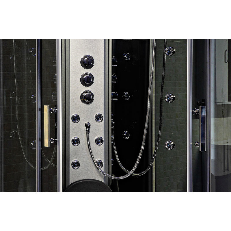 Insignia HydroMassage Shower Cabin With Black Backwalls Online Now