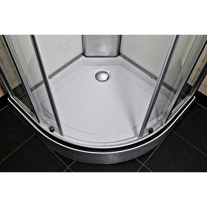 Insignia - Hydro-Massage Shower Cabin with White Backwalls - GT842W additional Large Image