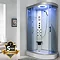 Insignia - Hydro-Massage Shower Cabin with White Backwalls - GT9002W Large Image