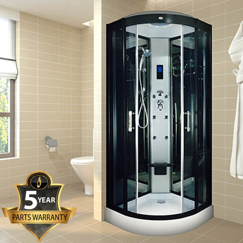 Insignia INS003 Hydro Massage Shower Cabin with Mirrored Backwalls 800 x 800mm Large Image