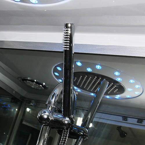 Insignia INS5000 Steam Shower Cabin with Mirrored Backwalls 1200 x 800mm Standard Large Image