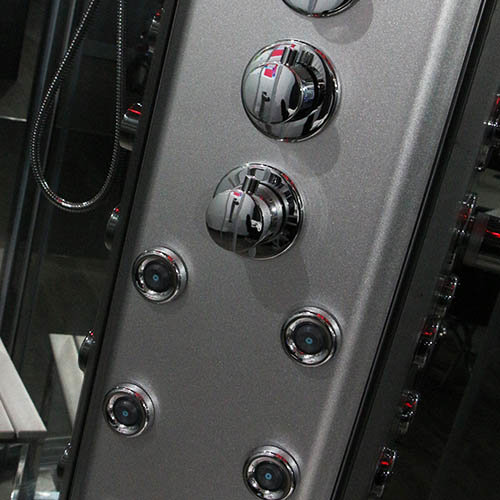 Insignia INS5000 Steam Shower Cabin with Mirrored Backwalls 1200 x 800mm In Bathroom Large Image