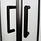 Insignia Monochrome 900 x 900mm Curved Quadrant Shower Cabin - MC90CQ In Bathroom Large Image