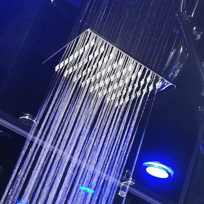 Insignia Noire 900 x 900mm Square Corner Shower Cabin Feature Large Image