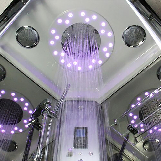Insignia Platinum 1000 x 1000mm Steam Shower Cabin - PL10-QBF-TG-S Feature Large Image