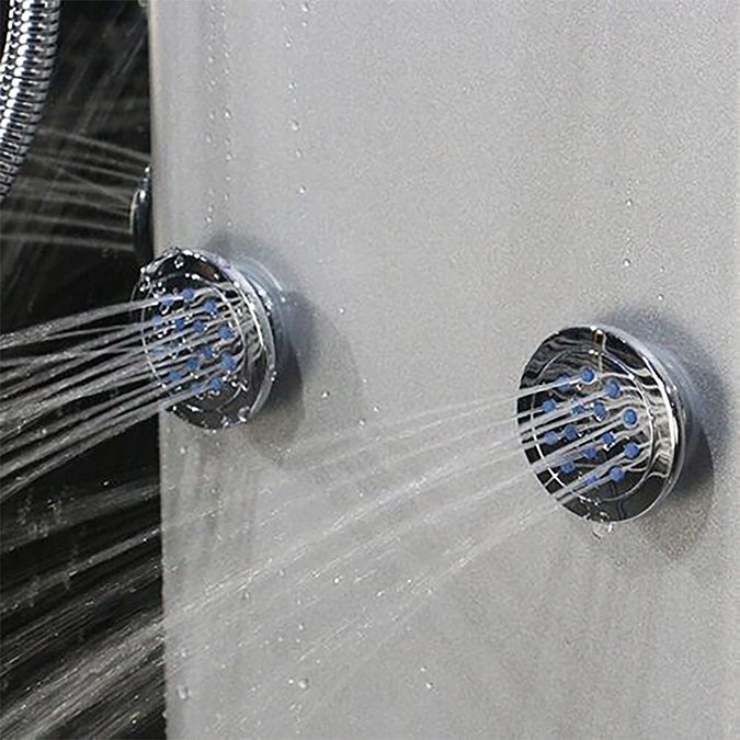Insignia Platinum 1000 x 1000mm Steam Shower Cabin - PL10-QBF-TG-S In Bathroom Large Image
