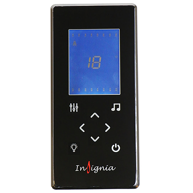 Insignia Platinum 1200 x 800mm Non-Steam Shower Cabin Black Frame  Newest Large Image