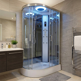 Insignia Premium 1100 x 700mm Shower Cabin Chrome Frame